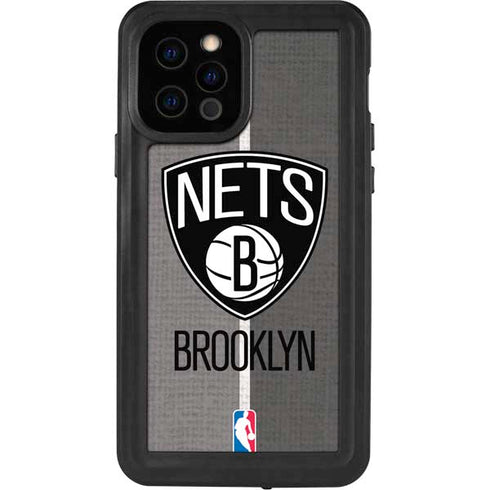 NBA Brooklyn Nets Canvas iPhone 12 Pro Waterproof Case
