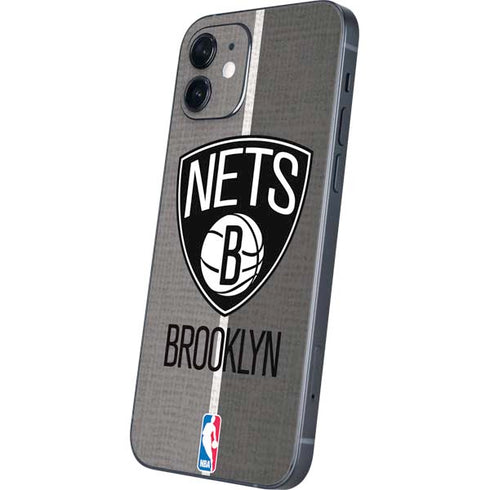 NBA Brooklyn Nets Canvas iPhone 12 Skin