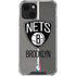 NBA Brooklyn Nets Canvas iPhone 13 Clear Case