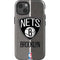 NBA Brooklyn Nets Canvas iPhone 13 Impact Case