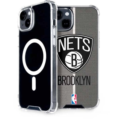 NBA Brooklyn Nets Canvas iPhone 13 MagSafe Case