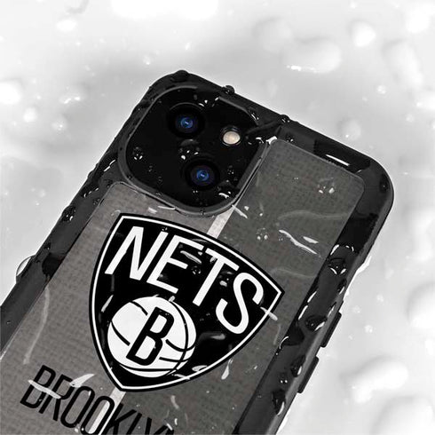 NBA Brooklyn Nets Canvas iPhone 13 Mini Waterproof Case