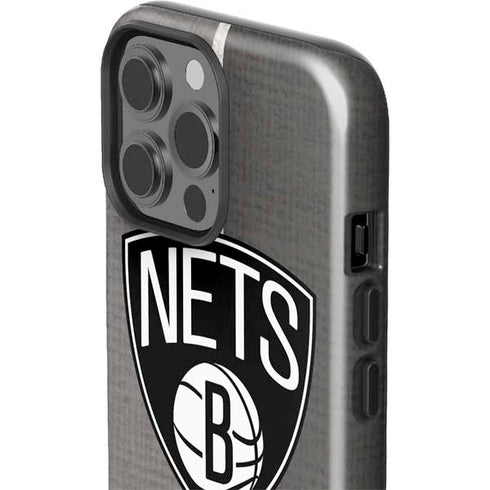 NBA Brooklyn Nets Canvas iPhone 13 Pro Max Impact Case