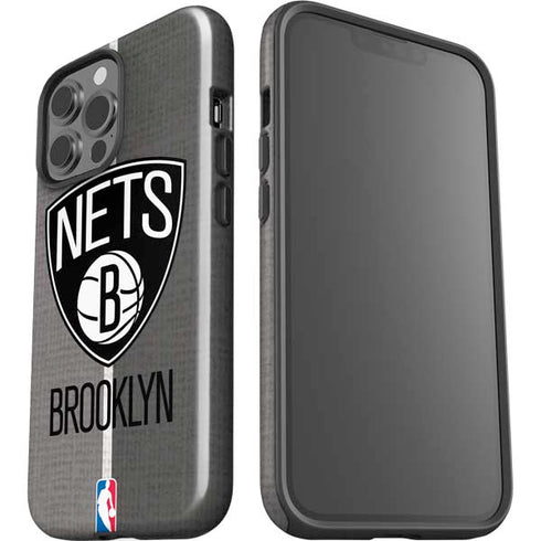 NBA Brooklyn Nets Canvas iPhone 13 Pro Max Impact Case