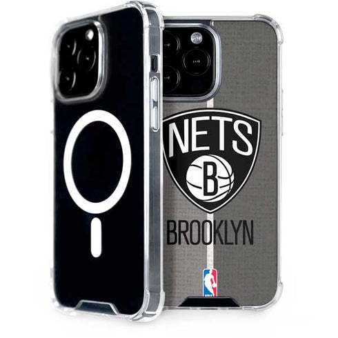 NBA Brooklyn Nets Canvas iPhone 13 Pro Max MagSafe Case