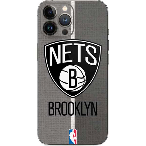NBA Brooklyn Nets Canvas iPhone 13 Pro Max Skin