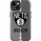 NBA Brooklyn Nets Canvas iPhone 15 Plus Impact Case