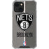 NBA Brooklyn Nets Canvas iPhone 14 Plus Clear Case