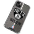 NBA Brooklyn Nets Canvas iPhone 14 Plus Clear Case