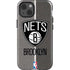 NBA Brooklyn Nets Canvas iPhone 15 Impact Case