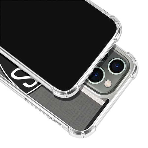 NBA Brooklyn Nets Canvas iPhone 14 Pro Clear Case