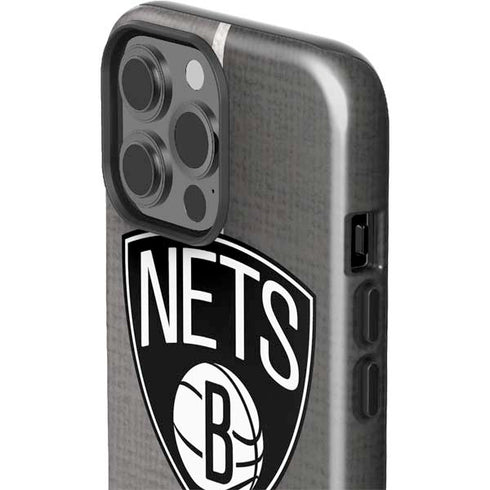 NBA Brooklyn Nets Canvas iPhone 14 Pro Max Impact Case