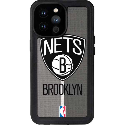 NBA Brooklyn Nets Canvas iPhone 14 Pro Max Waterproof Case