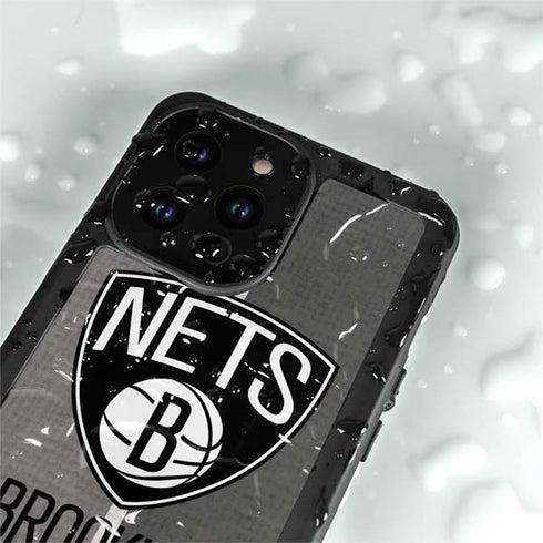 NBA Brooklyn Nets Canvas iPhone 14 Pro Max Waterproof Case