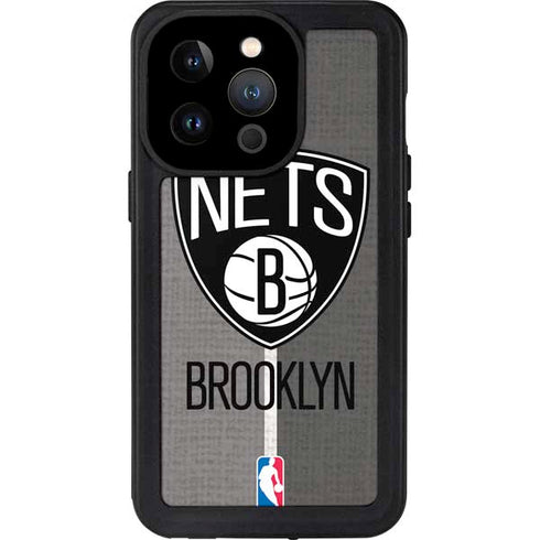 NBA Brooklyn Nets Canvas iPhone 14 Pro Waterproof Case