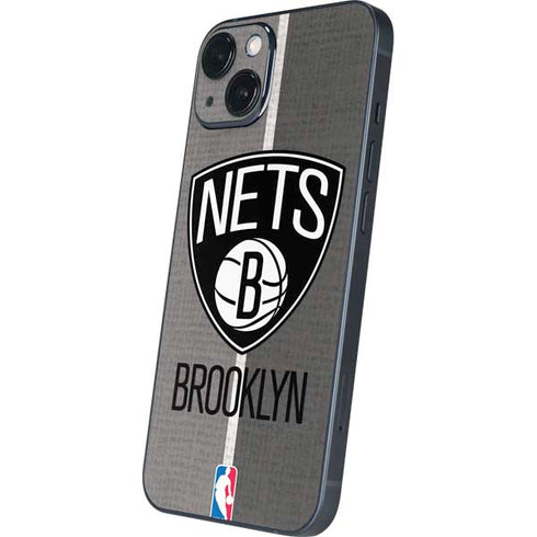 NBA Brooklyn Nets Canvas iPhone 14 Skin