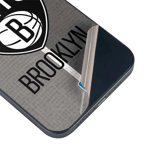 NBA Brooklyn Nets Canvas iPhone 14 Skin