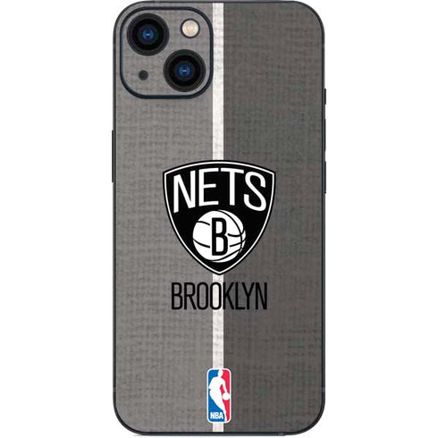 NBA Brooklyn Nets Canvas iPhone 15 Skin