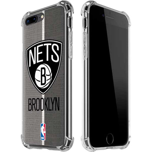 NBA Brooklyn Nets Canvas iPhone 7/8 Plus Clear Case