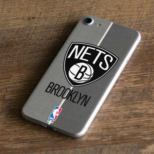 NBA Brooklyn Nets Canvas iPhone 8 Skin