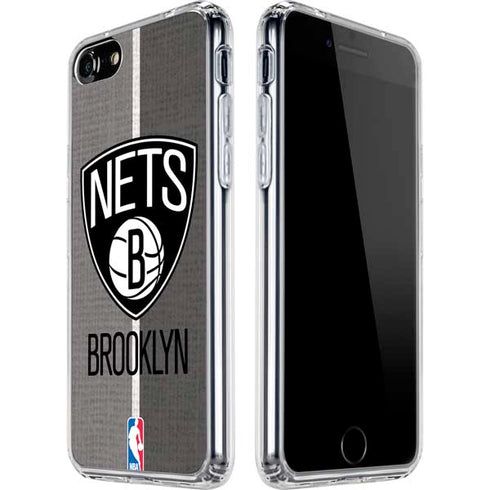 NBA Brooklyn Nets Canvas iPhone SE (2nd & 3rd Gen) Clear Case
