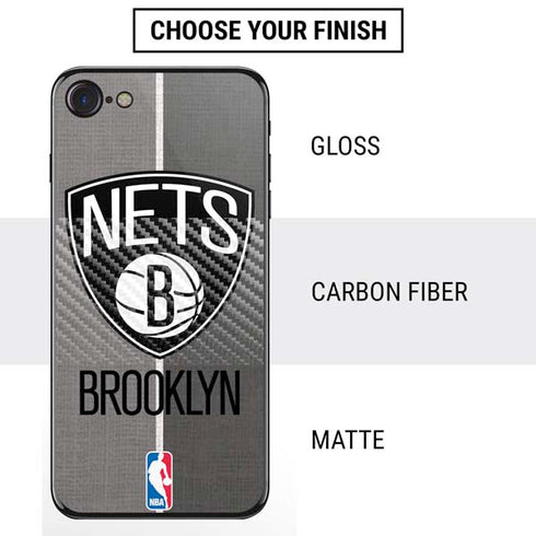 NBA Brooklyn Nets Canvas iPhone SE (2nd & 3rd Gen) Skin