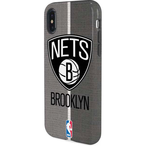 NBA Brooklyn Nets Canvas iPhone X Pro Case