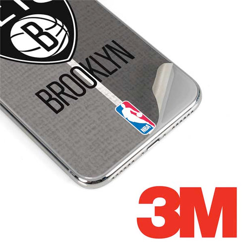 NBA Brooklyn Nets Canvas iPhone X Skin