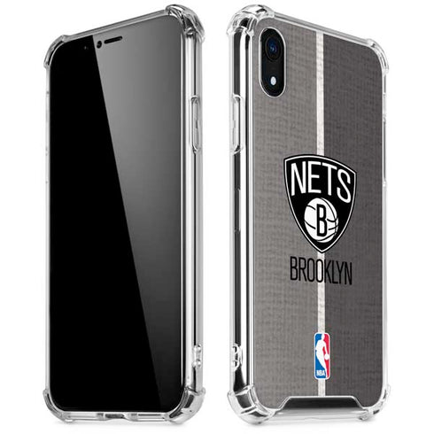 NBA Brooklyn Nets Canvas iPhone XR Clear Case