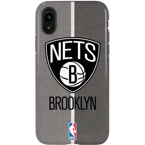 NBA Brooklyn Nets Canvas iPhone XR Pro Case