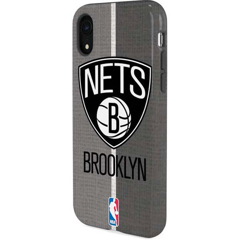 NBA Brooklyn Nets Canvas iPhone XR Pro Case