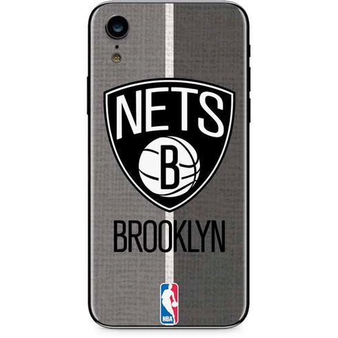 NBA Brooklyn Nets Canvas iPhone XR Skin