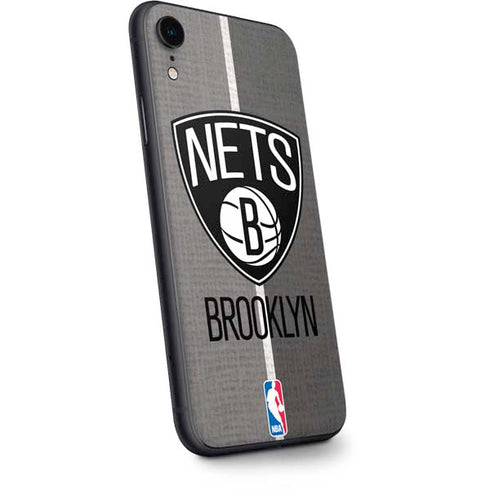 NBA Brooklyn Nets Canvas iPhone XR Skin