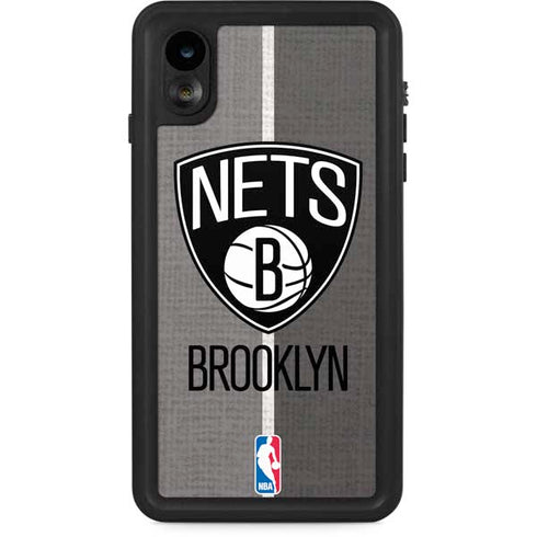 NBA Brooklyn Nets Canvas iPhone XR Waterproof Case