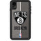 NBA Brooklyn Nets Canvas iPhone XR Waterproof Case