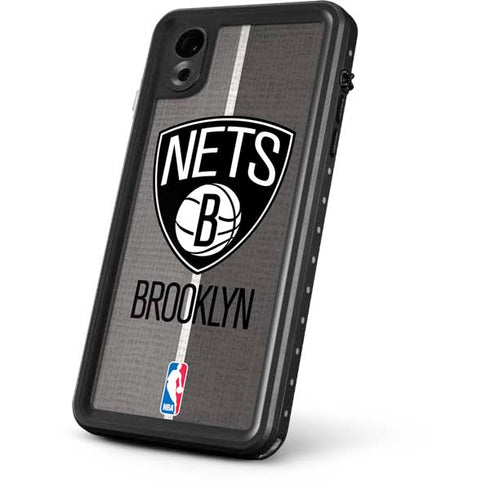 NBA Brooklyn Nets Canvas iPhone XR Waterproof Case