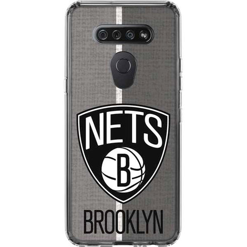 NBA Brooklyn Nets Canvas LG K51/Q51 Clear Case