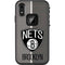 NBA Brooklyn Nets Canvas LifeProof Fre iPhone Skin