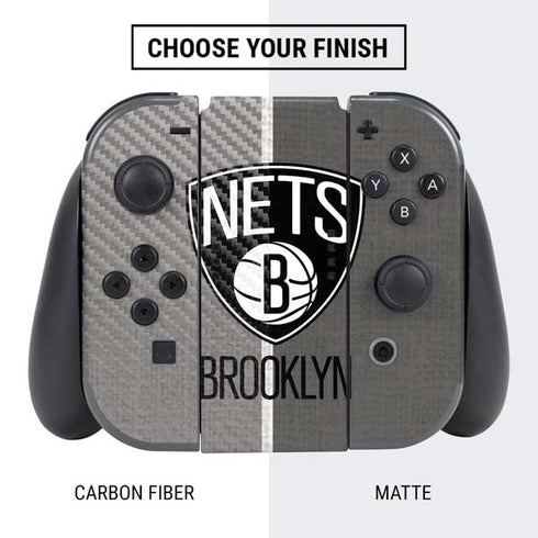 NBA Brooklyn Nets Canvas Nintendo Switch Bundle Skin