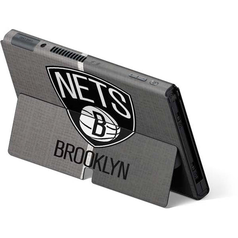 NBA Brooklyn Nets Canvas Nintendo Switch OLED (2021) Skin