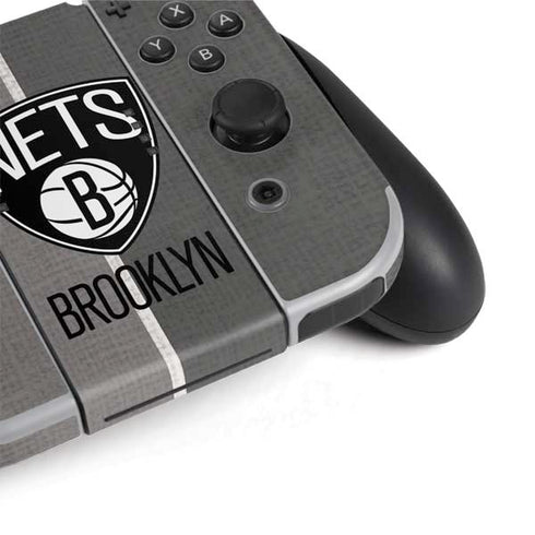 NBA Brooklyn Nets Canvas Nintendo Switch OLED (2021) Skin