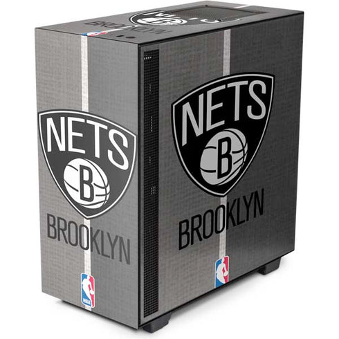 NBA Brooklyn Nets Canvas NZXT H510 Compact ATX Mid-Tower Case Skin