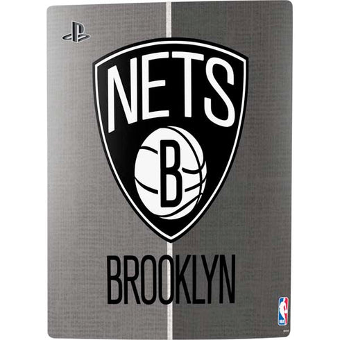 NBA Brooklyn Nets Canvas PS5 Digital Edition Console Skin
