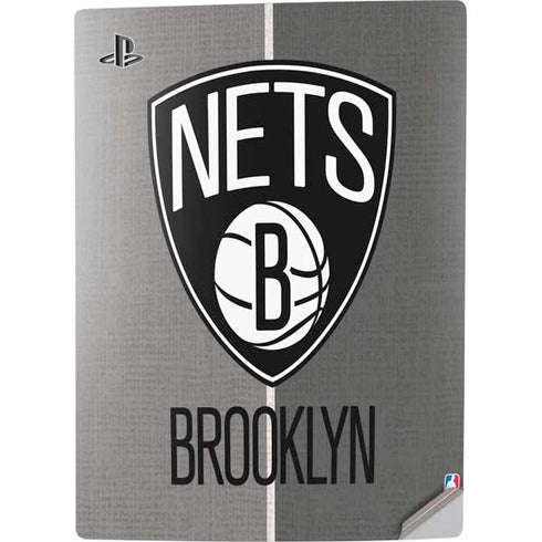 NBA Brooklyn Nets Canvas PS5 Digital Edition Console Skin