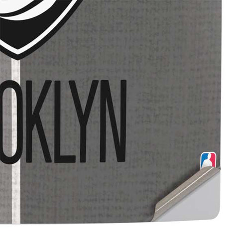NBA Brooklyn Nets Canvas PS5 Slim Digital Edition Console Skin