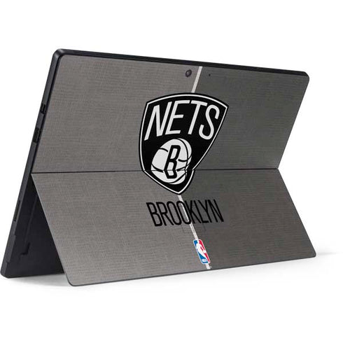 NBA Brooklyn Nets Canvas Surface Pro 7 Skin