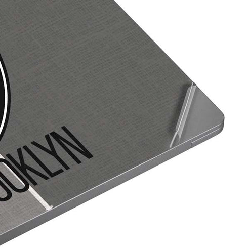 NBA Brooklyn Nets Canvas Universal Laptop 12in (9.8 x 6.8in) Skin