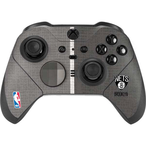 NBA Brooklyn Nets Canvas Xbox Elite Wireless Controller Series 2 Skin