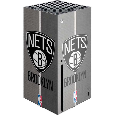NBA Brooklyn Nets Canvas Xbox Series X Console Skin