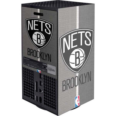 NBA Brooklyn Nets Canvas Xbox Series X Console Skin